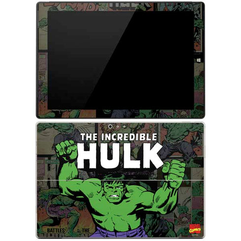Marvel Classic Comics Hulk Fighter Vintage Surface Pro 3 Skin